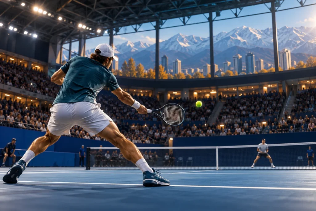 Иллюстрация к новости: Турнир ATP в Алматы пройдёт с 19 по 25 октября