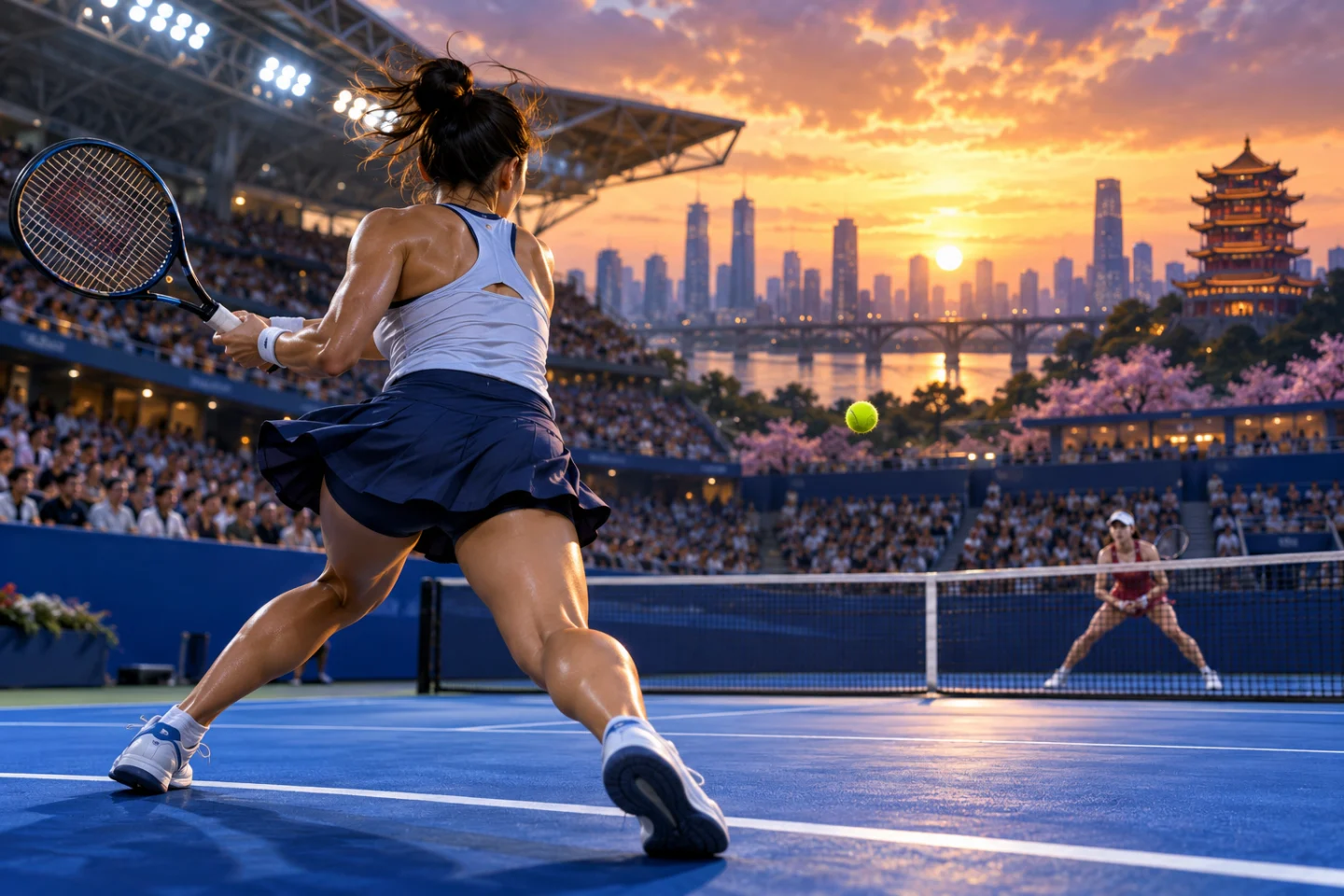 Иллюстрация к новости: Финалы турнира WTA в Ухане назначены на 18 октября