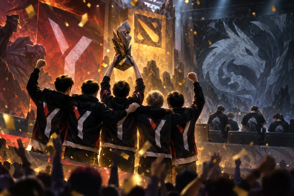Тематическая иллюстрация: Киберспорт · Dota 2